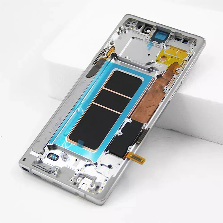 Pro Samsung Galaxy Note 9 LCD OLED displeje sestava digitalizátoru s rámem