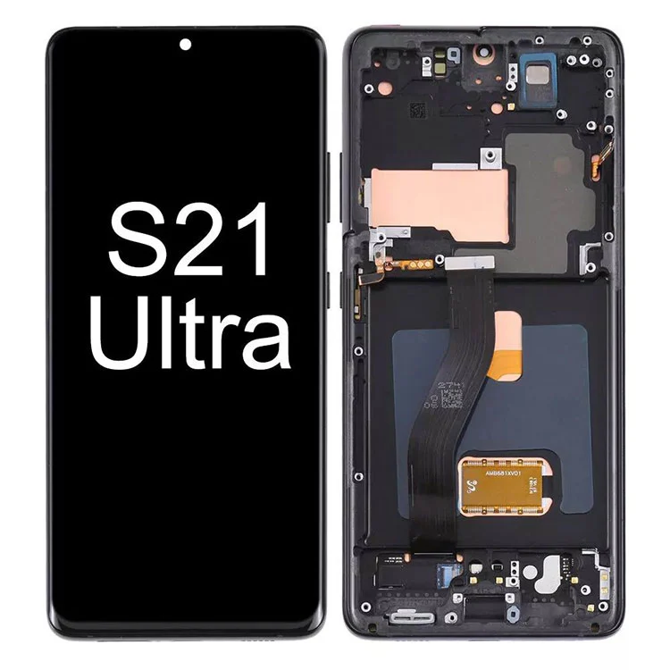 Pro Samsung Galaxy S21 Ultra LCD displej na dotykové obrazovce Nahrazení sestavy dotykové obrazovky