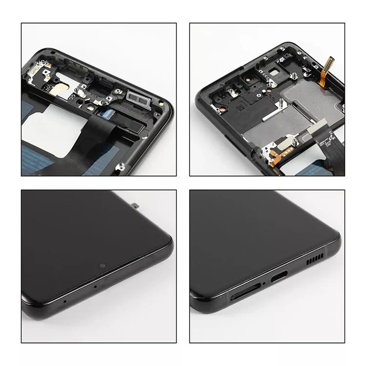 Pro Samsung Galaxy S21 Ultra LCD displej na dotykové obrazovce Nahrazení sestavy dotykové obrazovky